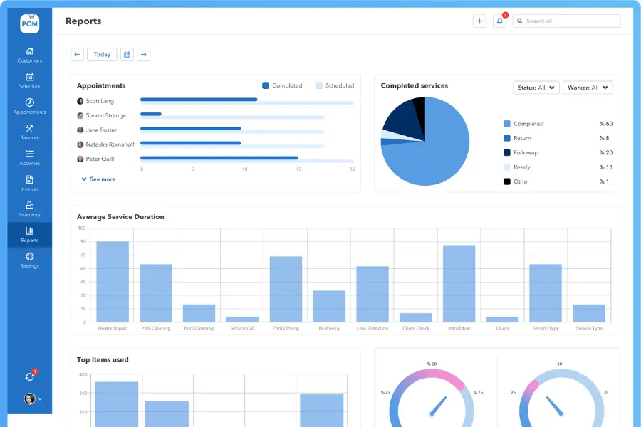 Pool Office Manager screenshot 2